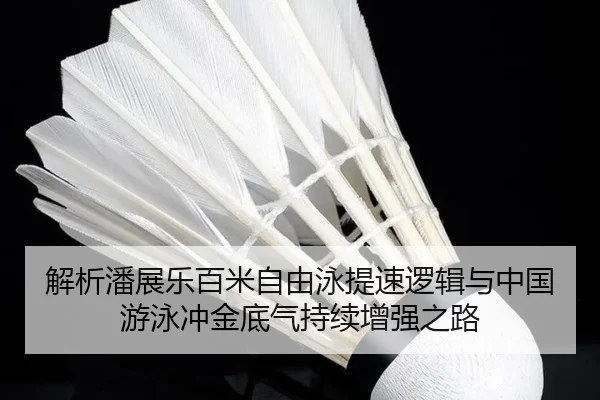 解析潘展乐百米自由泳提速逻辑与中国游泳冲金底气持续增强之路 | ayx